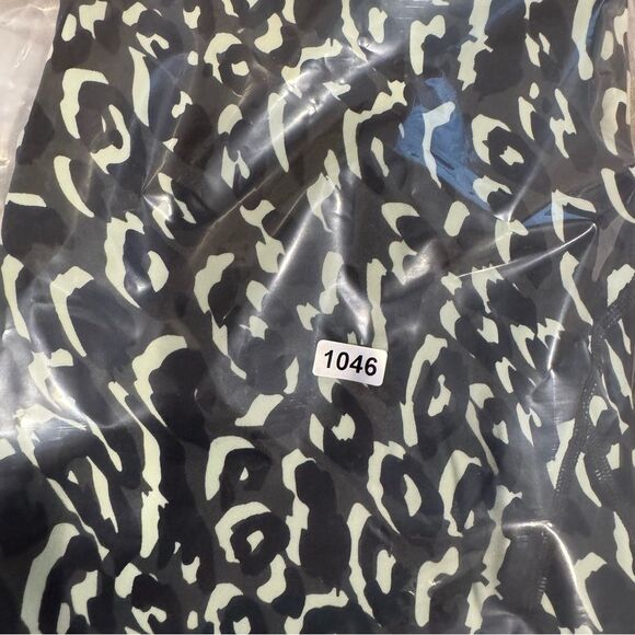 Sweaty Betty Power 7/8 Workout Leggings Leopard Print Green Side Pocket Small - Picture 9 of 9